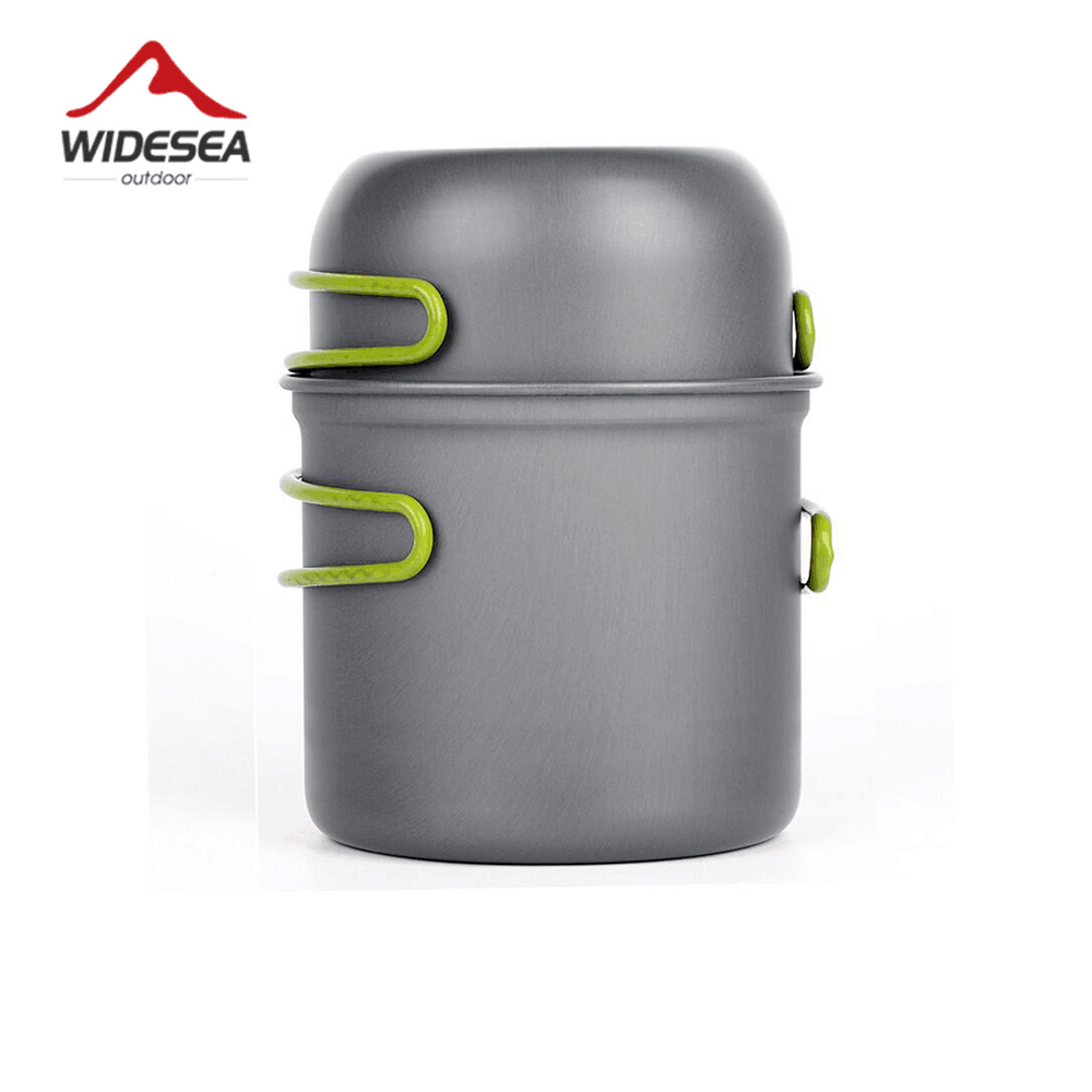 Camping Cooking And Dining Set - Widesea Camping Kookgerei Outdoor Servies Pot