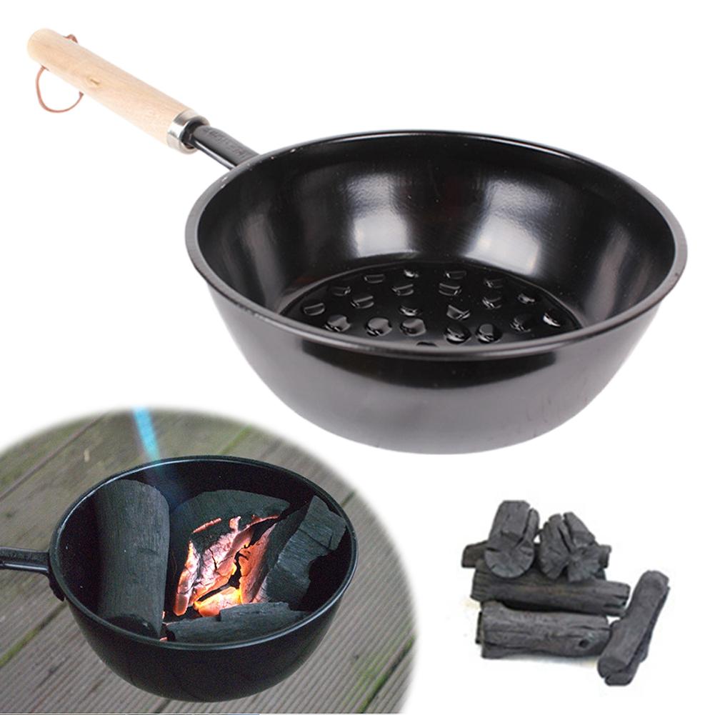 Camping Cooking Grate - Draagbare buitenkachel houtskoolpot buiten kamperen houtskoolvuurstarter