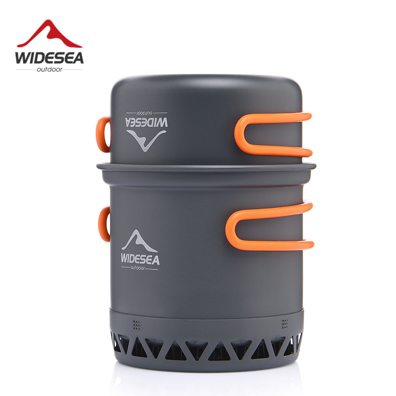 Camping Cooking And Dining Set - Widesea Camping Pot 1.3L 2.3L Kookgerei