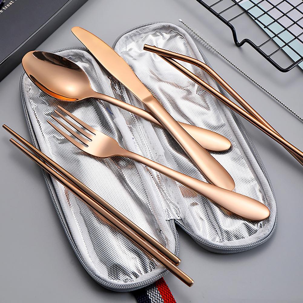 Camping Cooking Set Compact - Reissetje van vilt voor bestek, met