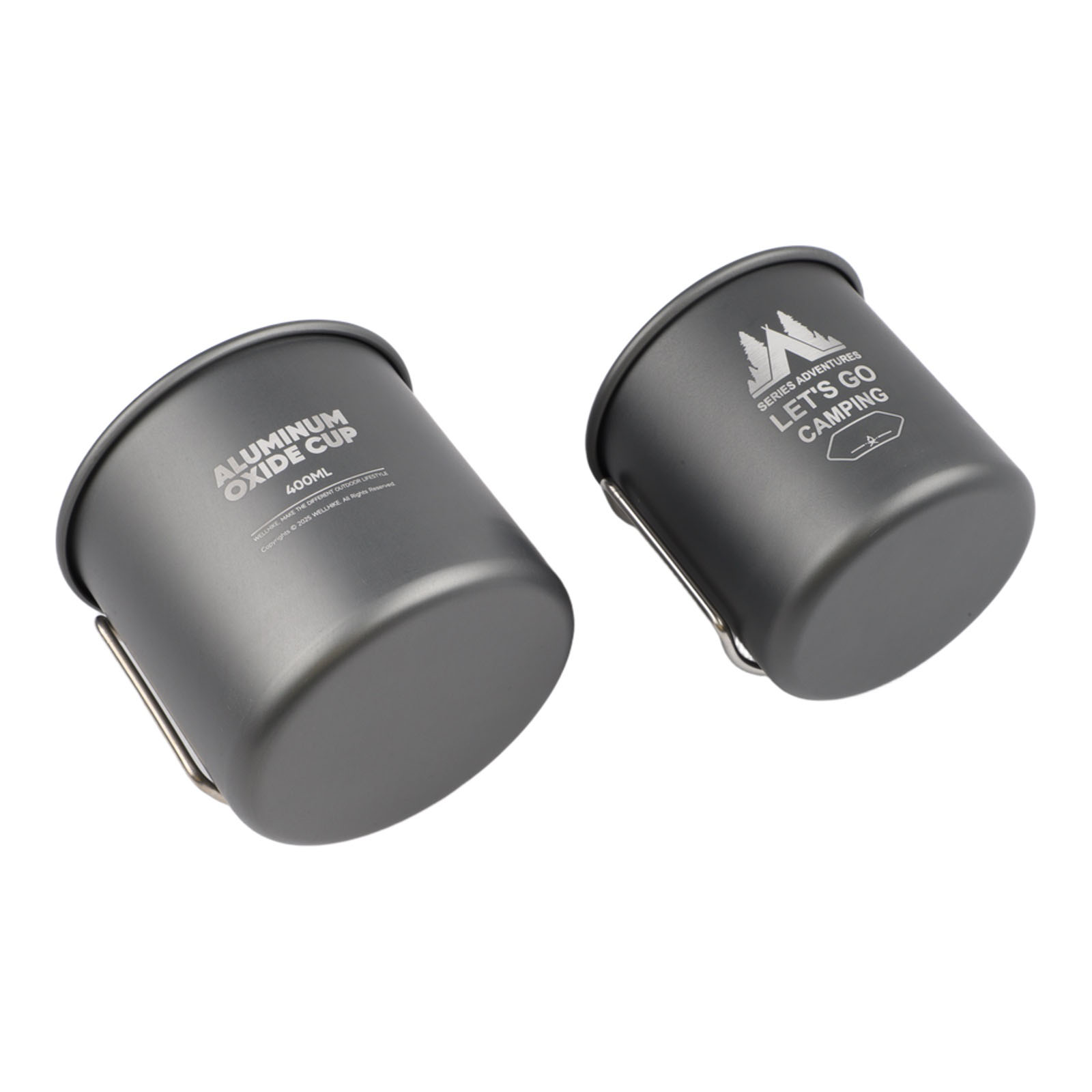 Nesting Camping Cooking Set - Aluminium Campingmok Set 300 ml en