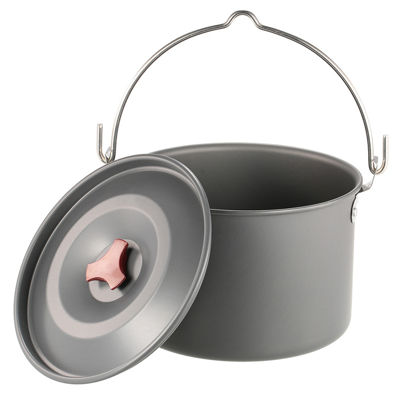 Camping Cooking Pot Tripod - 4L Camping Hangende Potten Camping Statief