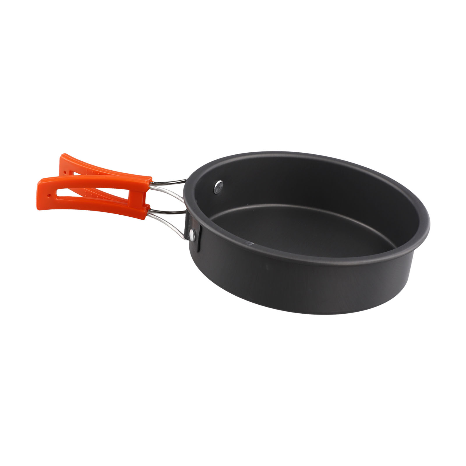 Camping Cooking Wok - 1-delige Koekenpan van Aluminiumoxide Leidt Warmte