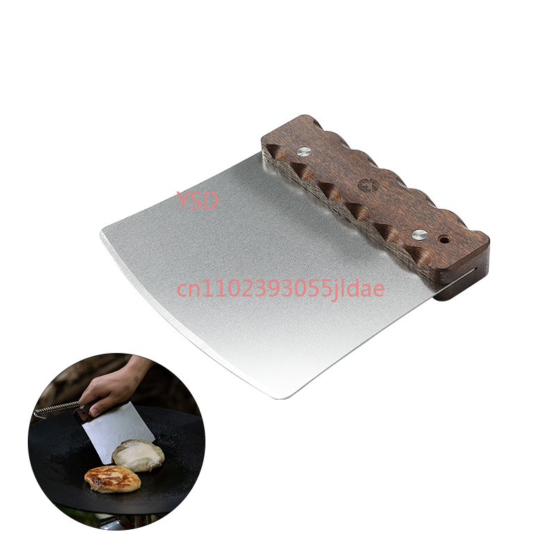 Camping Cooking Wok - Outdoor kamperen RVS keukengerei Teppanyaki wok