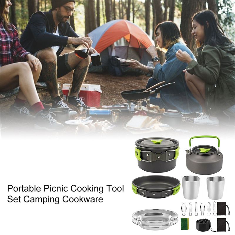 【KOPERS】Camping Kookgerei Draa - Camping Outdoor Cooking Set recensie en prijs