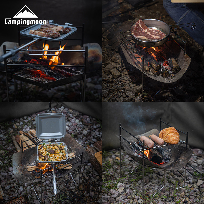 A4-Q Draagbare buitenhaard Opv - Camping Cooking Grate recensie en prijs