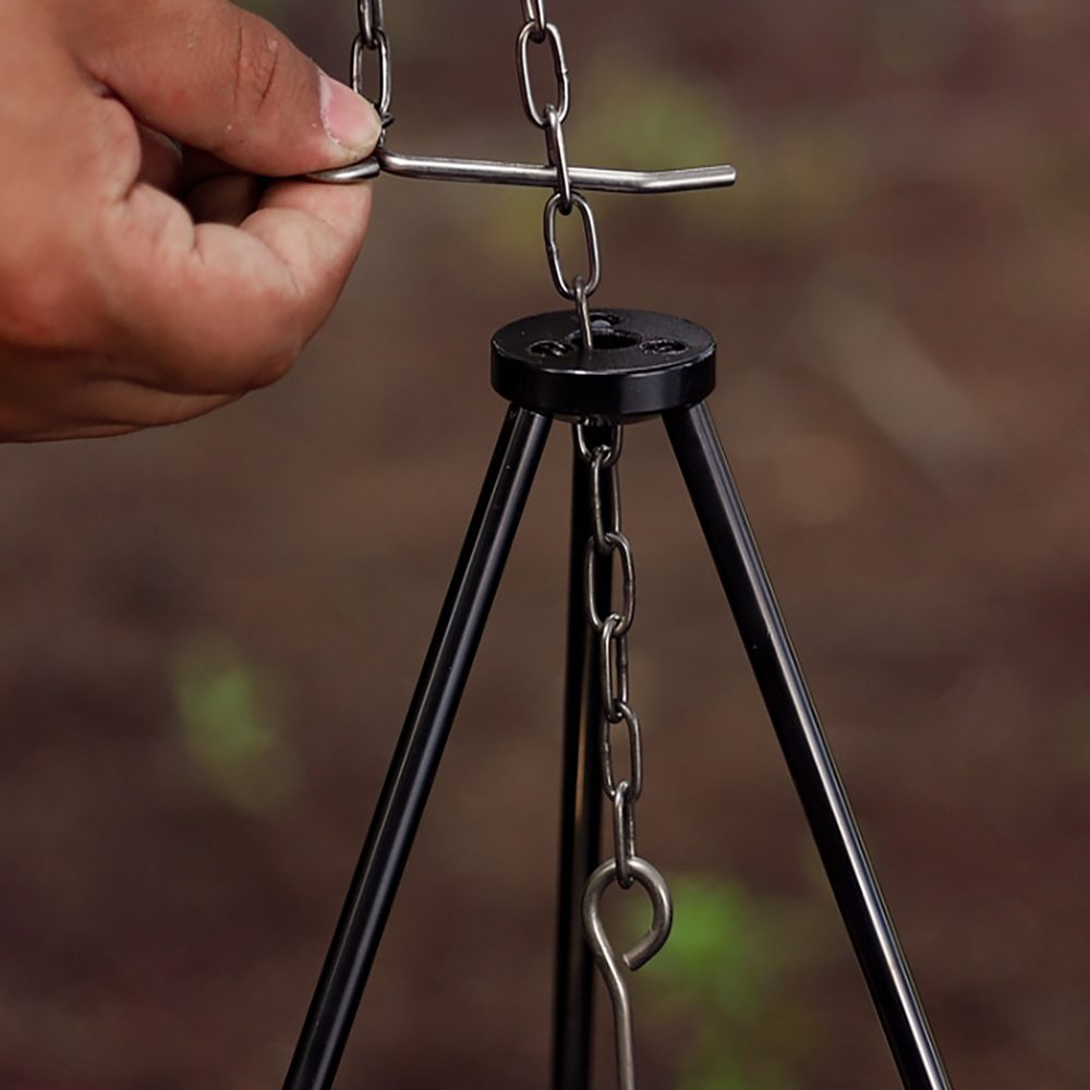 Camping Kampvuur Statief voor  - Camping Cooking Pot Tripod recensie en prijs
