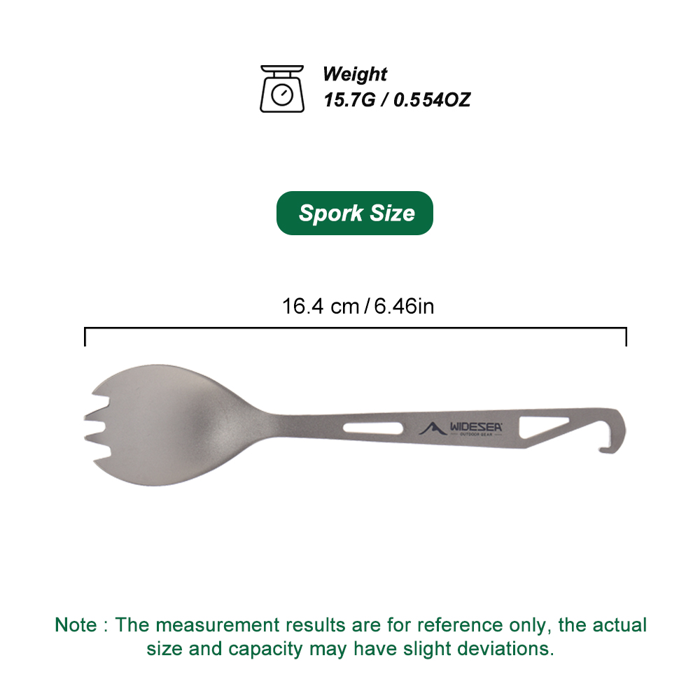 Widesea Camping Kookset Spork  - Camping Cooking And Dining Set recensie en prijs