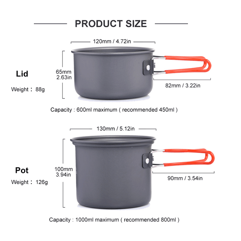 Widesea Camping Kookgerei Outd - Camping Cooking And Dining Set recensie en prijs