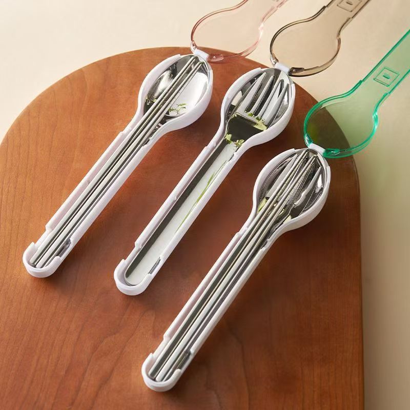 Draagbare bestekset met opberg - Camping Cooking Knives recensie en prijs