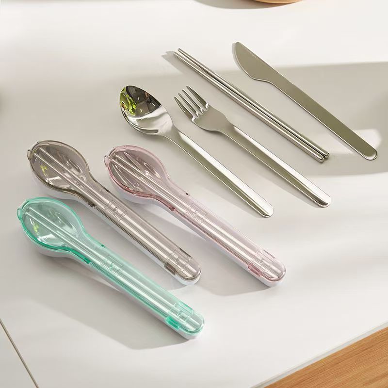Draagbare bestekset met opberg - Camping Cooking Knives recensie en prijs