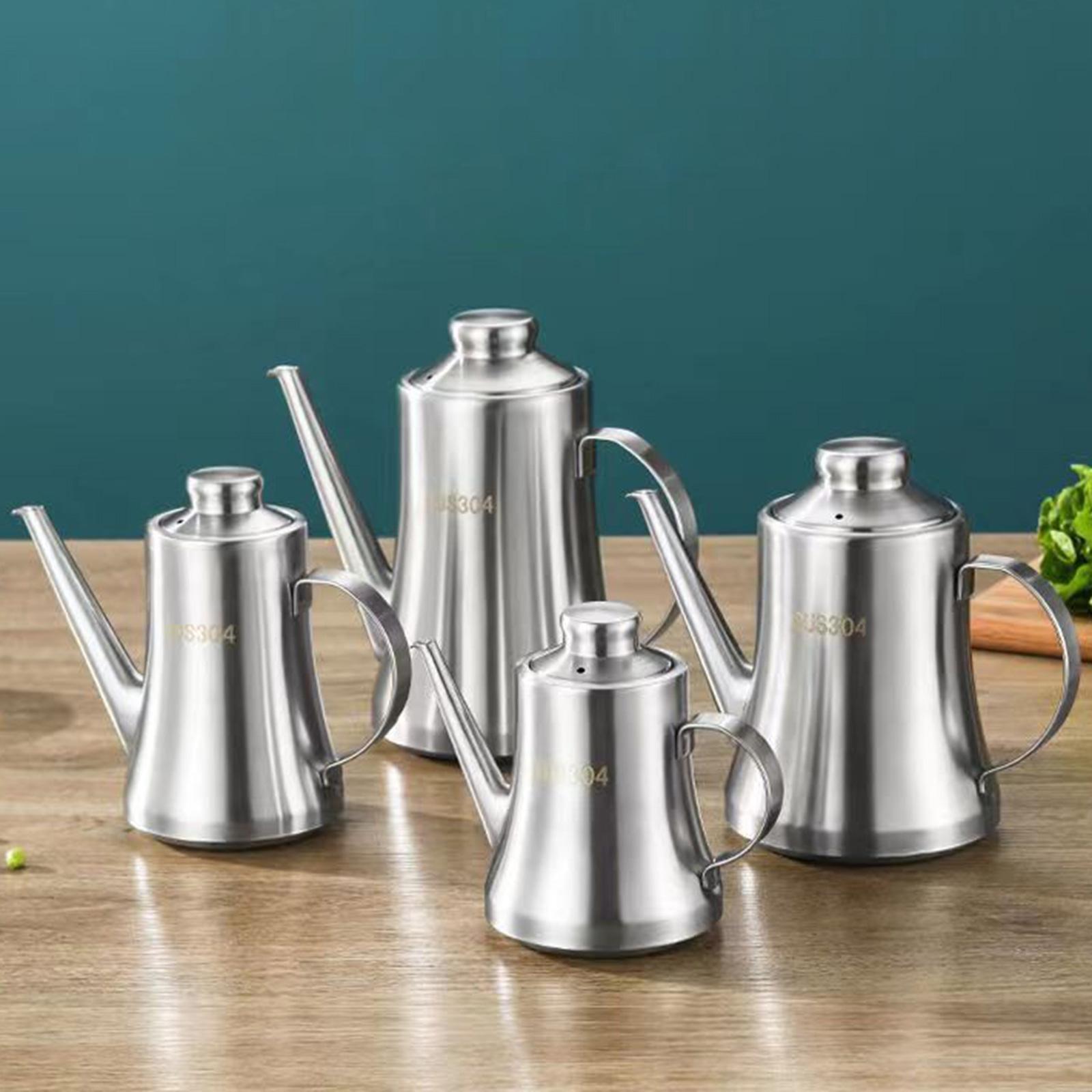 RVS oliedispenser, makkelijk t - Camping Cooking Oil Container recensie en prijs