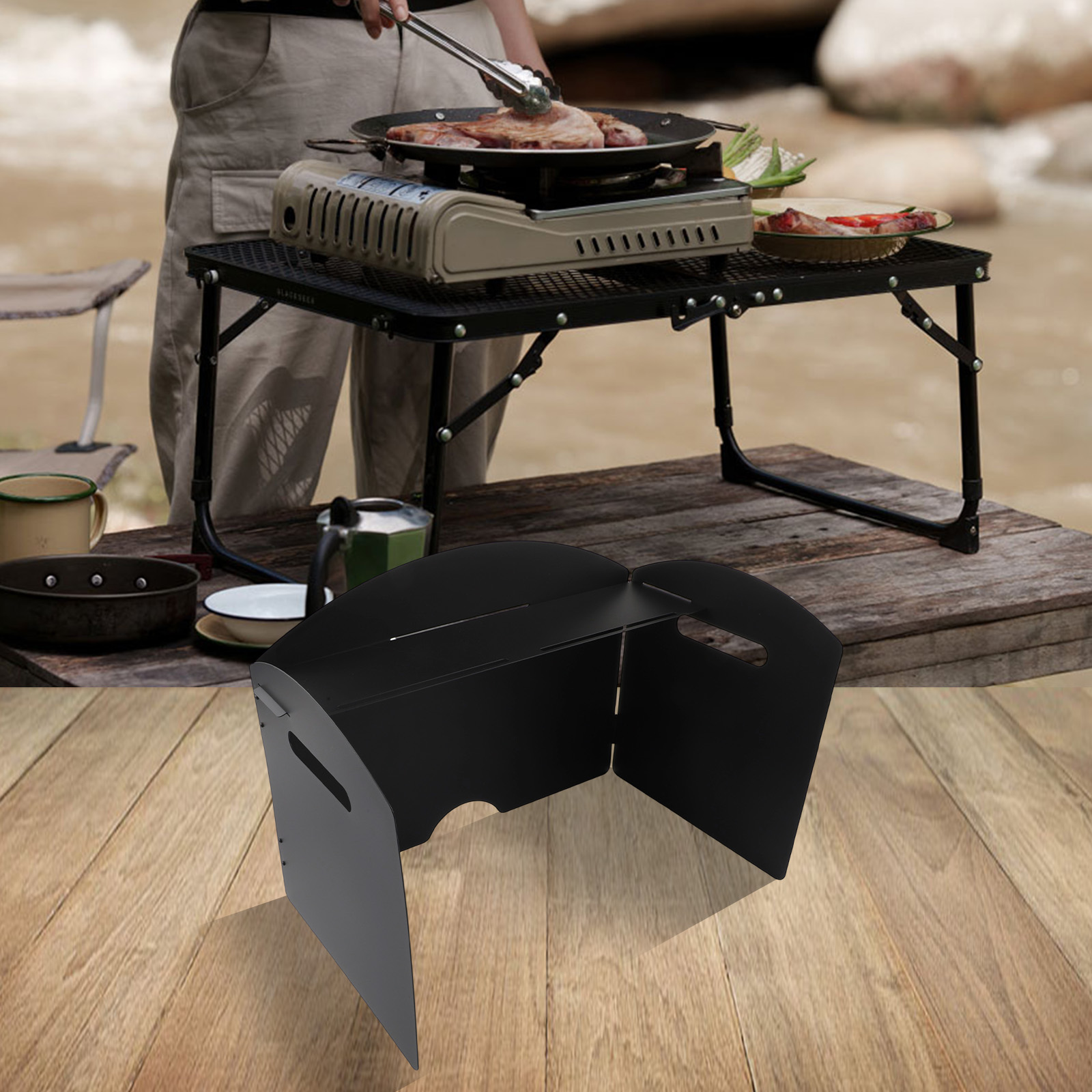 Koken buitenshuis Kampeertrips - Camping Cooking Wind Blocker recensie en prijs