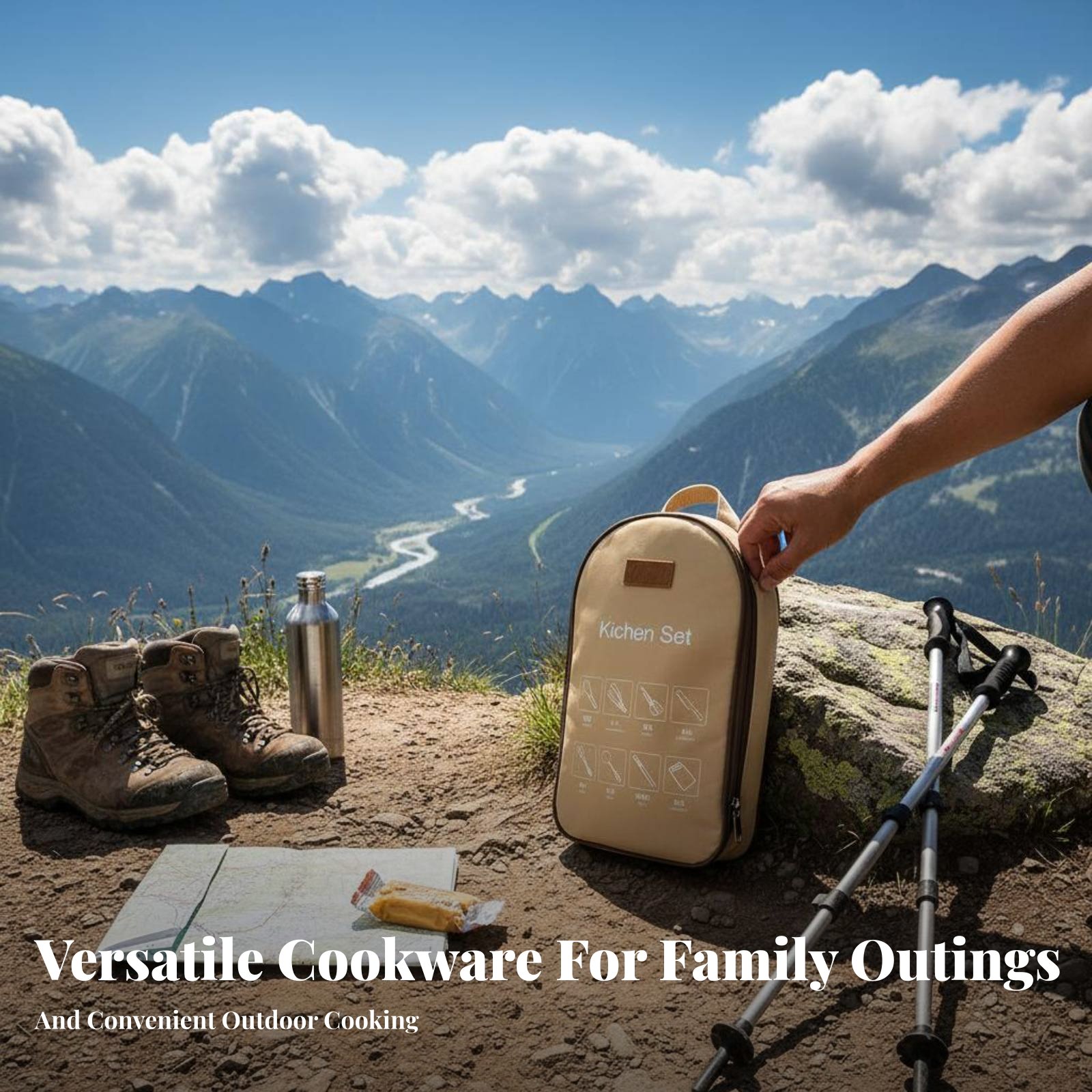 Draagbare kookgereiset voor bu - Camping Cooking And Dining Set recensie en prijs