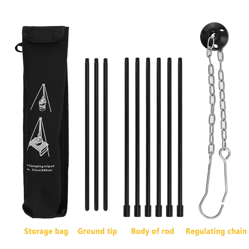 Camping-kampvuurstatief voor h - Camping Cooking Pot Tripod recensie en prijs