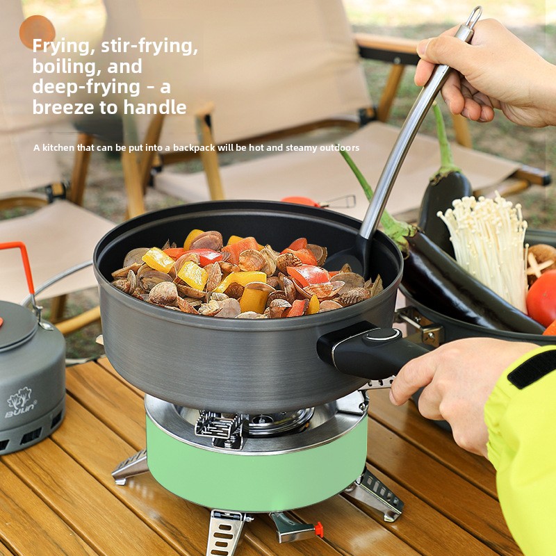 2026Bulin antiaanbakpan Buiten - Camping Cooking Wok recensie en prijs