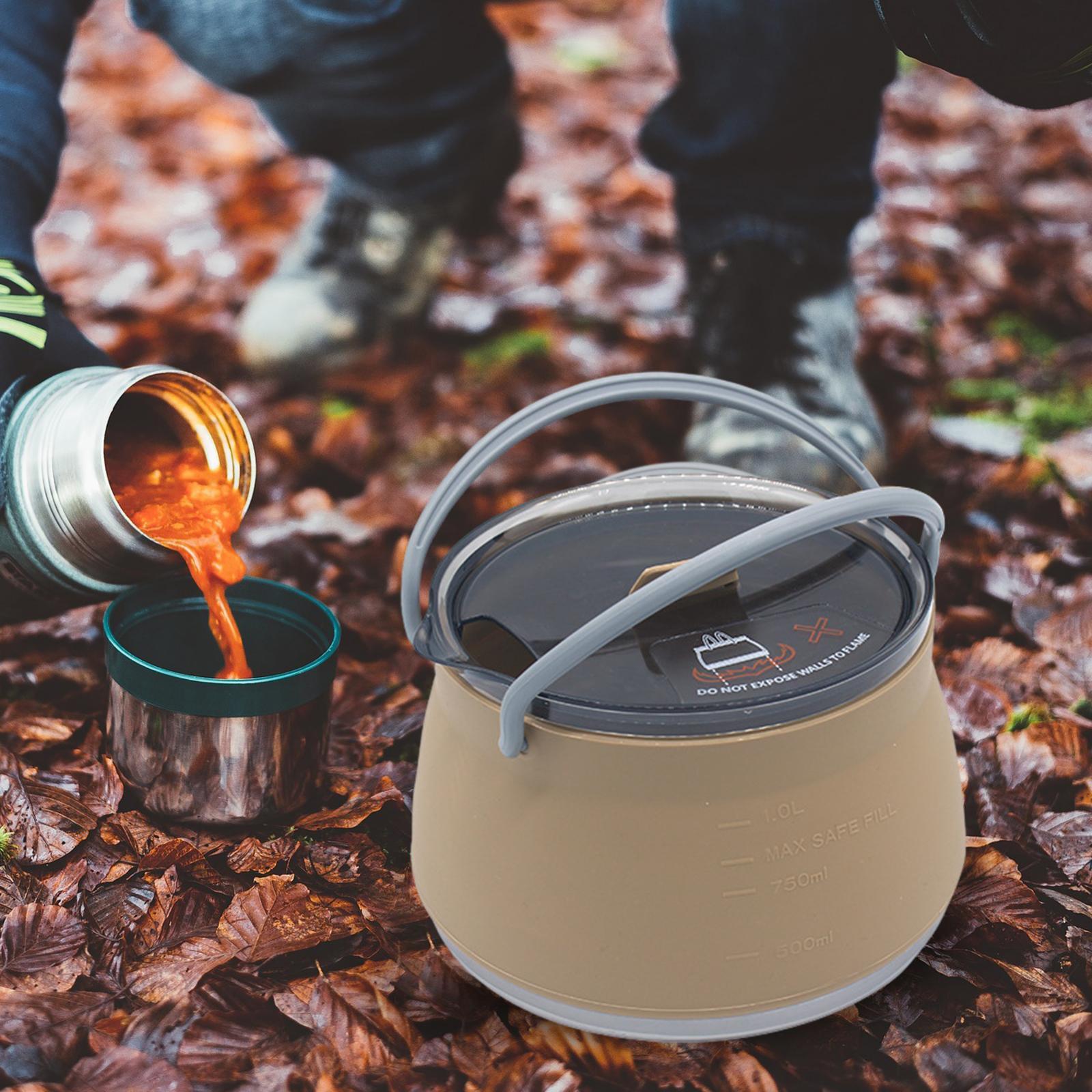 Inklapbare Camping Siliconen K - Camping Cooking Kettle recensie en prijs