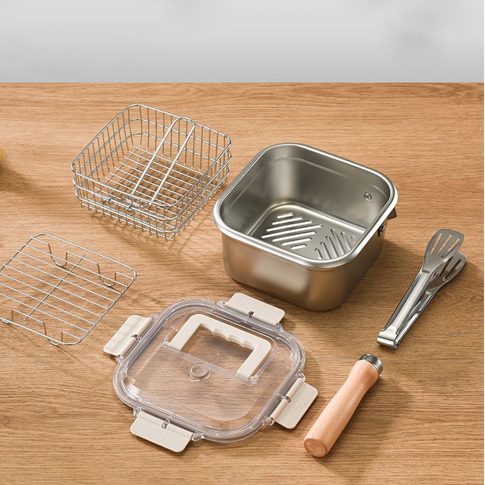 Draagbare roestvrijstalen koek - Camping Cooking Kettle recensie en prijs