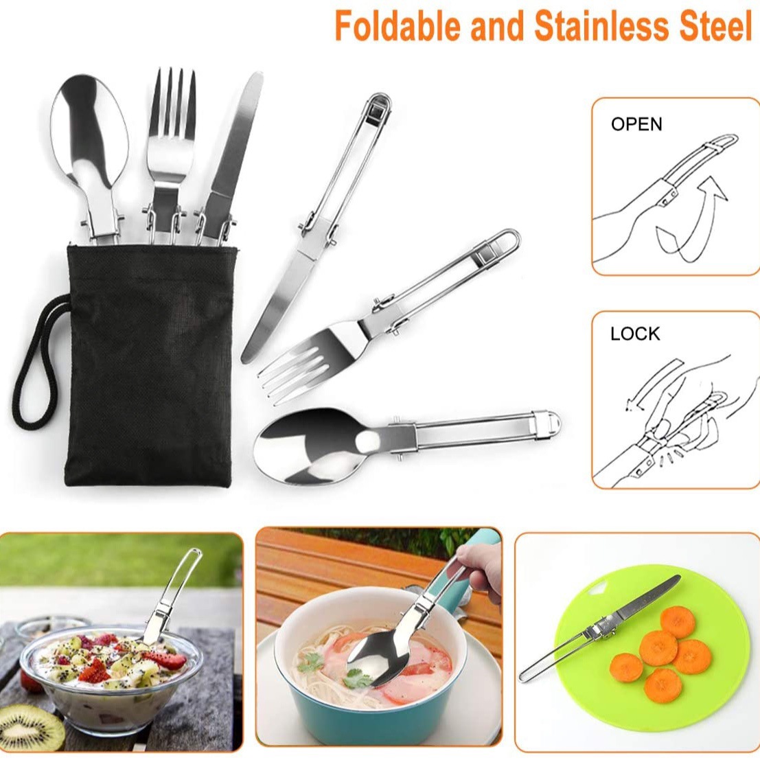 Complete kookset voor 2-3 pers - Camping Cooking Set With Kettle recensie en prijs