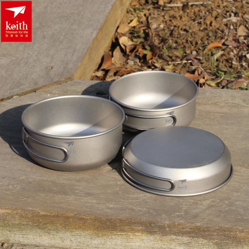 Keith 3PCS Titanium Kookgerei  - Camping Outdoor Cooking Set recensie en prijs