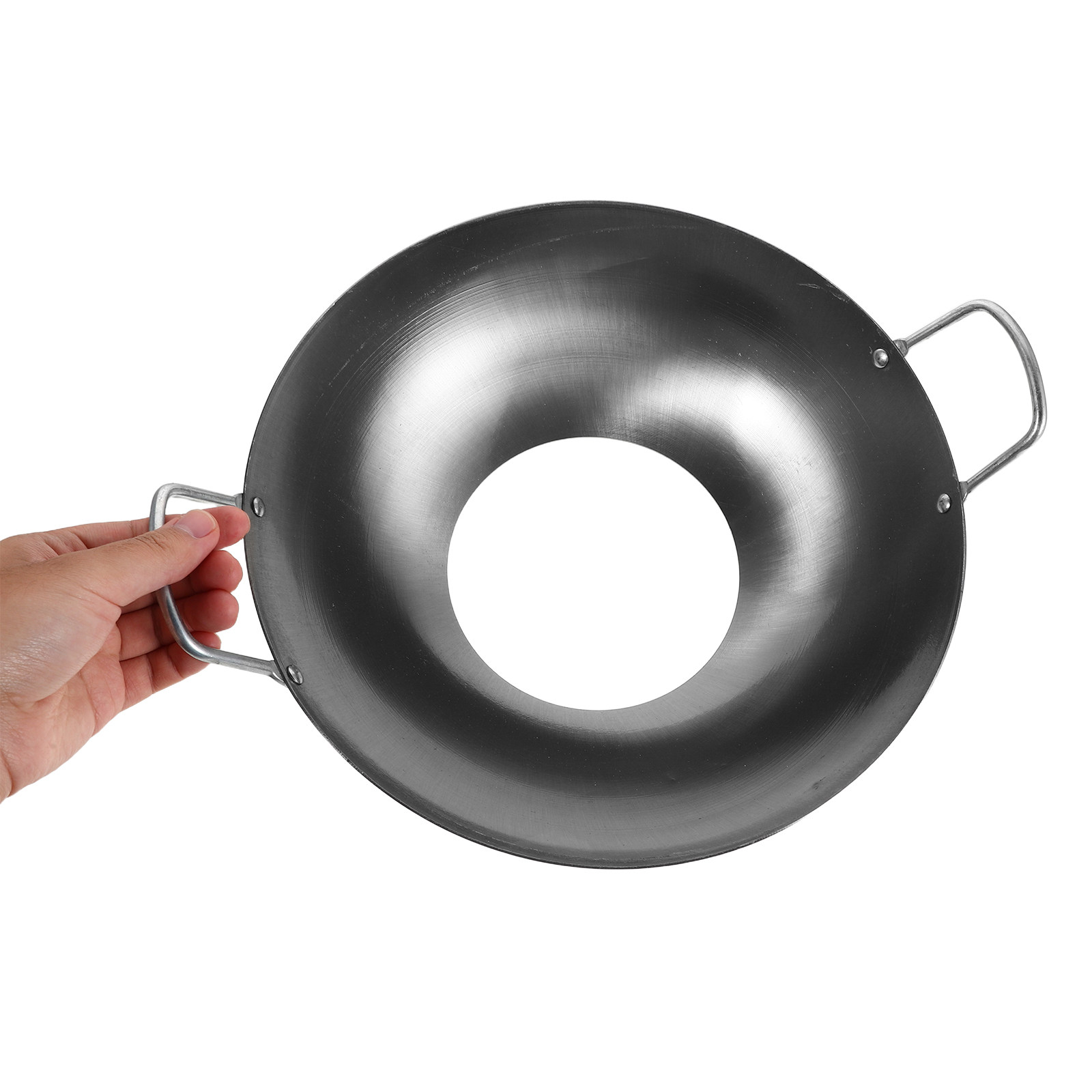 IJzeren wokring Antislip fornu - Camping Cooking Wok recensie en prijs