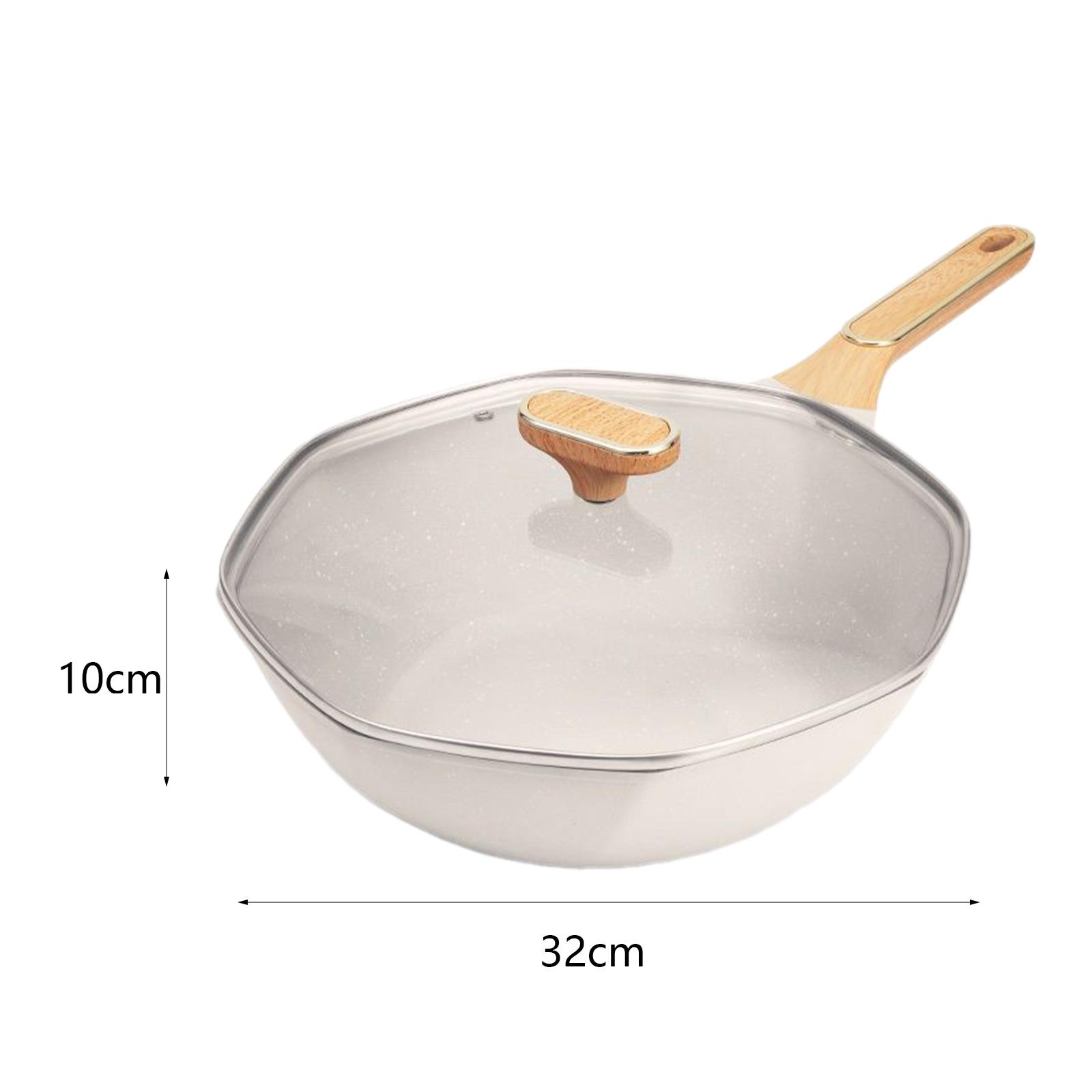Achthoekige koekenpan met deks - Camping Cooking Wok recensie en prijs