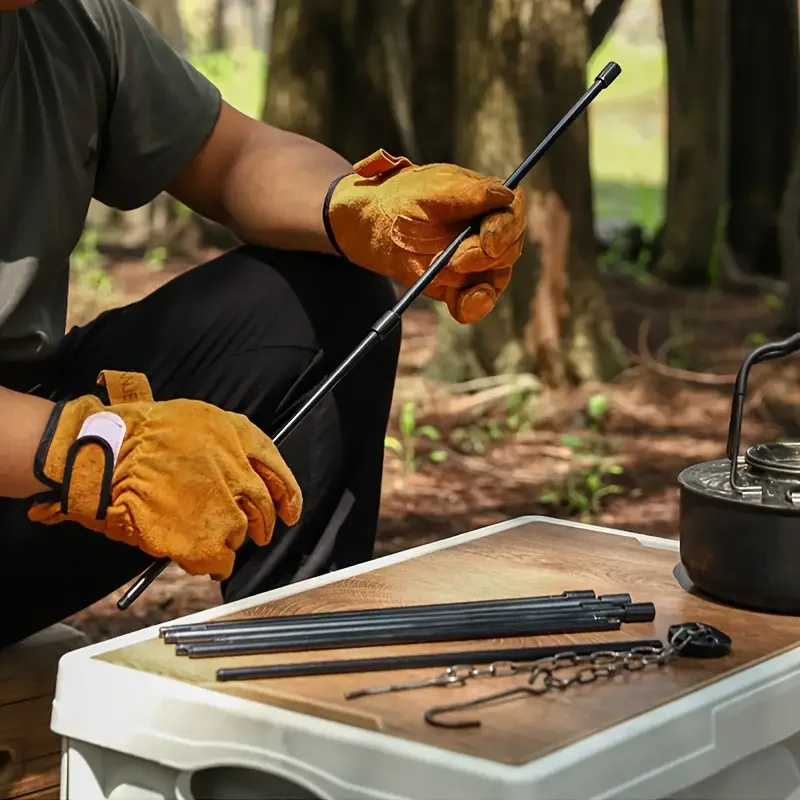 Draagbaar kampeer-kookpot-rek  - Camping Cooking Pot Tripod recensie en prijs