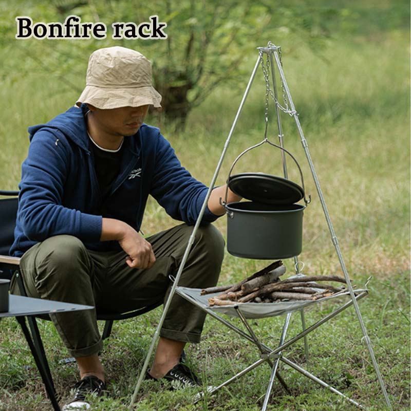 Camping Vreugdevuur Statief Dr - Camping Cooking Pot Tripod recensie en prijs
