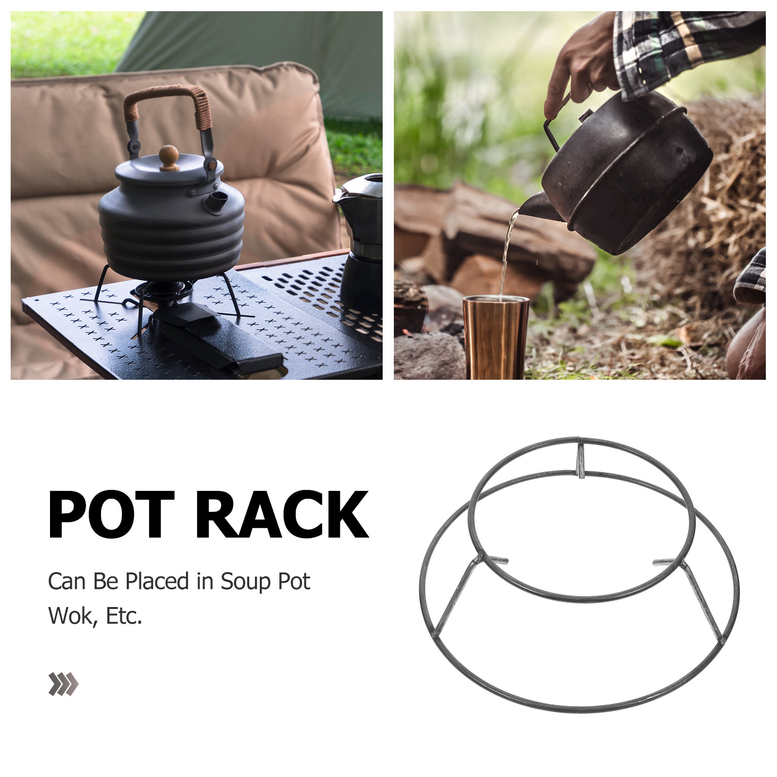 Zwaarbelastbaar kampeerpotrek, - Camping Cooking Wok recensie en prijs