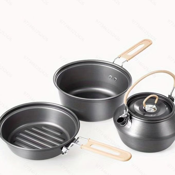Outdoor theepotset Pot Camping - Camping Cooking Set With Kettle recensie en prijs