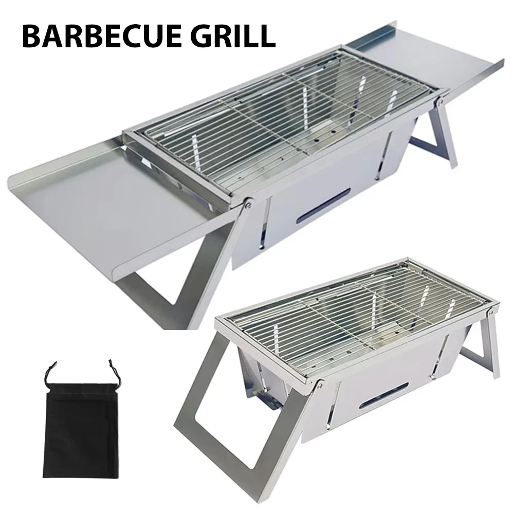 Draagbare BBQ-grill van roestv - Camping Cooking Set Compact recensie en prijs