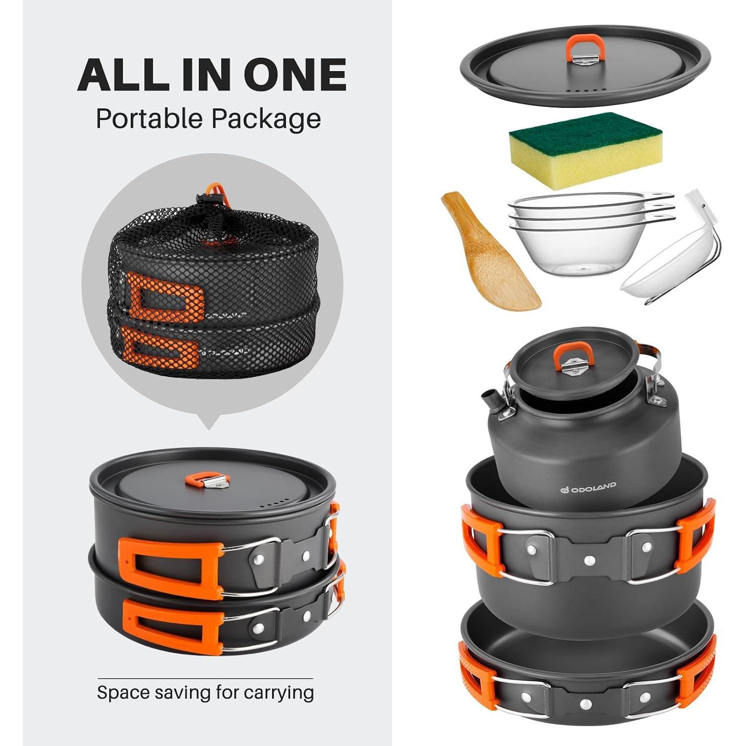 Odoland 10-delige campingkooks - Camping Cooking Trangia recensie en prijs