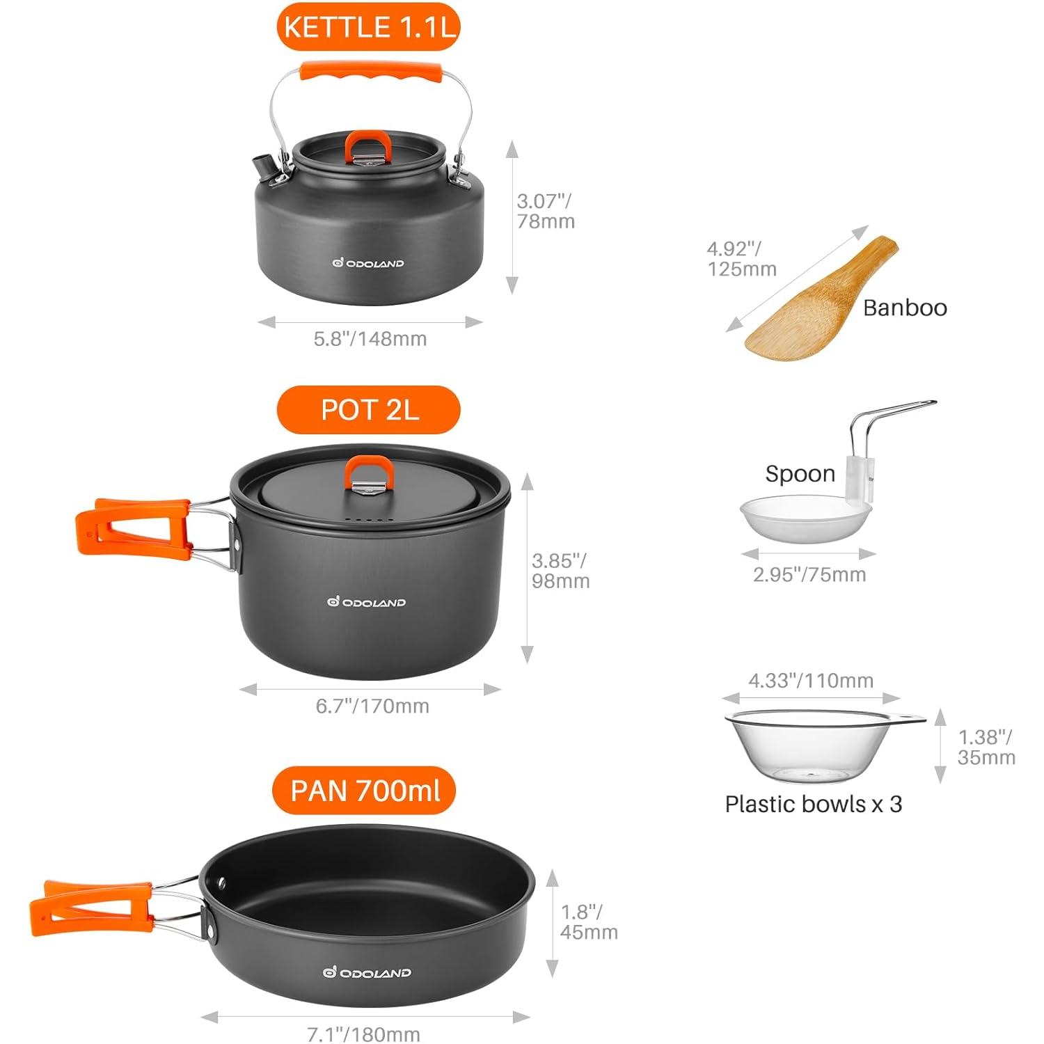 Odoland 10-delige campingkooks - Camping Cooking Trangia recensie en prijs