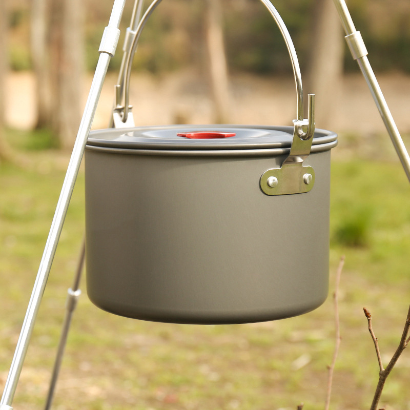4L Camping Hangende Potten Cam - Camping Cooking Pot Tripod recensie en prijs
