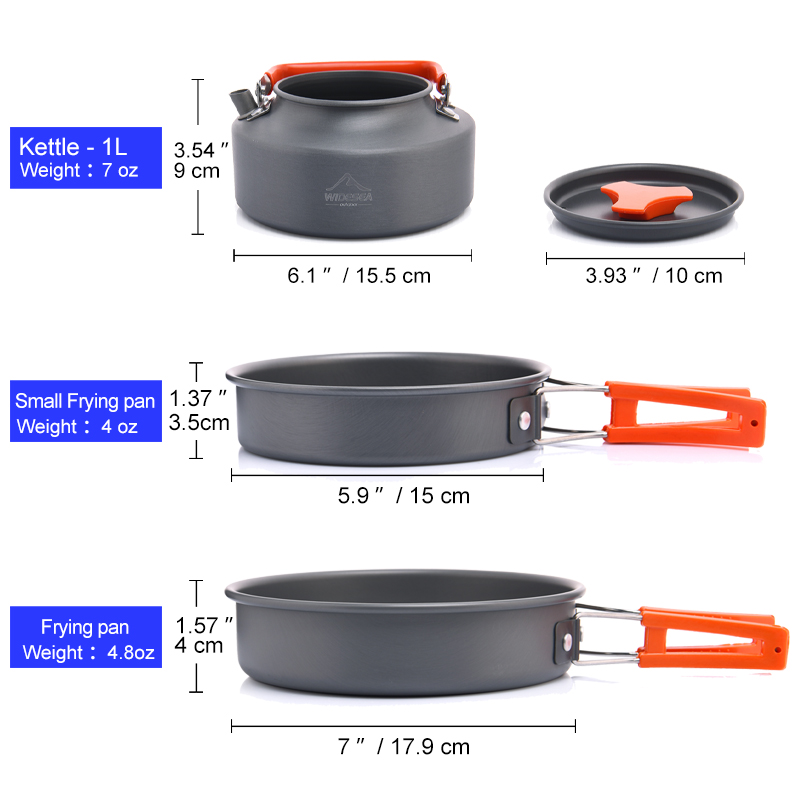 Widea Camping Outdoor Kookgere - Camping Cooking And Dining Set recensie en prijs