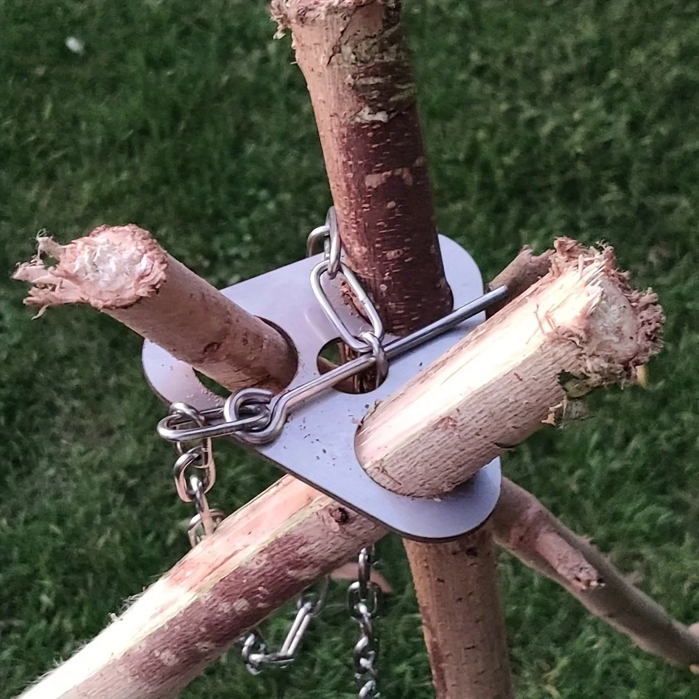Roestvrijstalen campingstatief - Camping Cooking Kettle recensie en prijs
