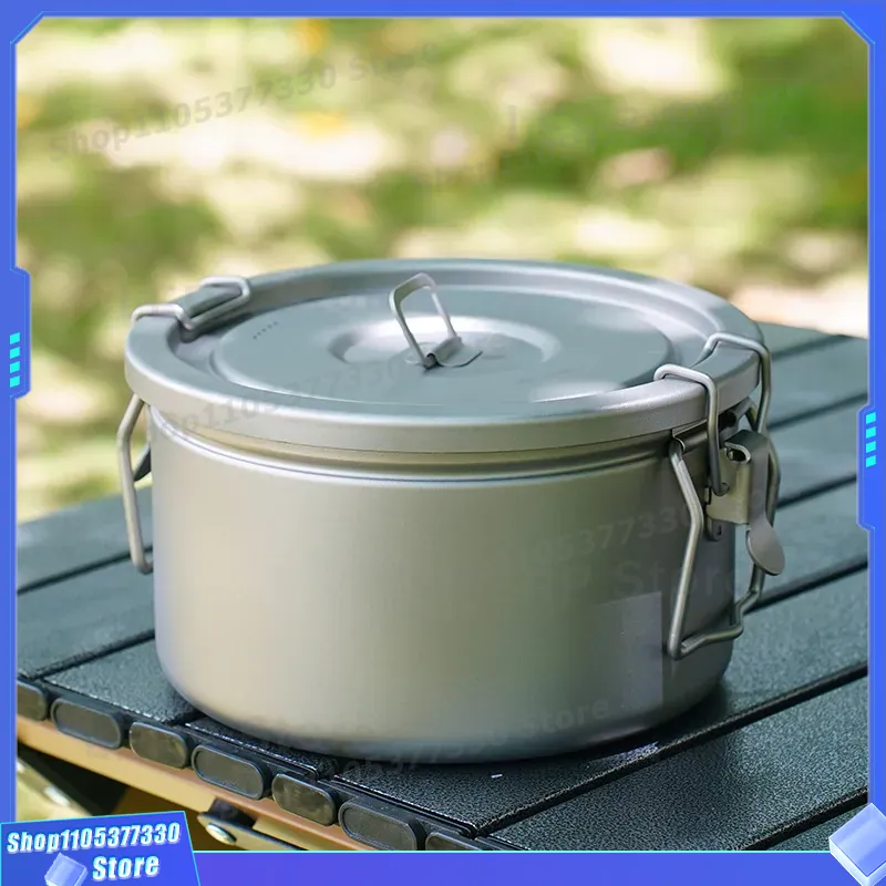 Pure titanium campingpot, lich - Camping Cooking Vessel recensie en prijs
