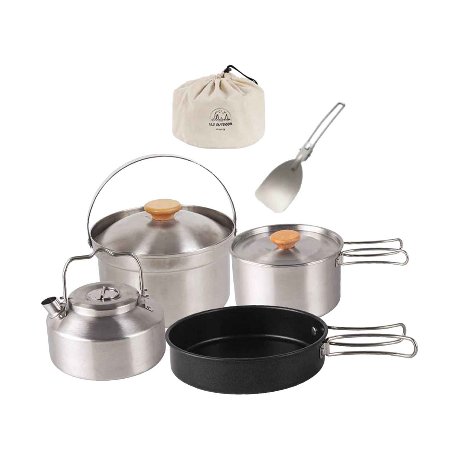 Campingkookgerei Campingkookse - Camping Cooking Set With Kettle recensie en prijs