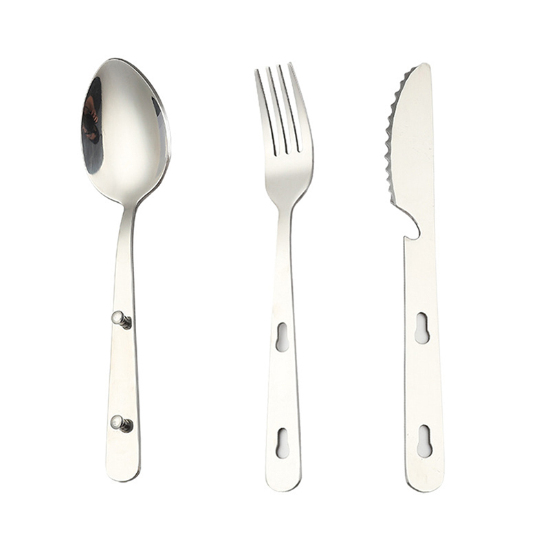 3 stks/set Draagbare Roestvrij - Camping Cooking And Dining Set recensie en prijs