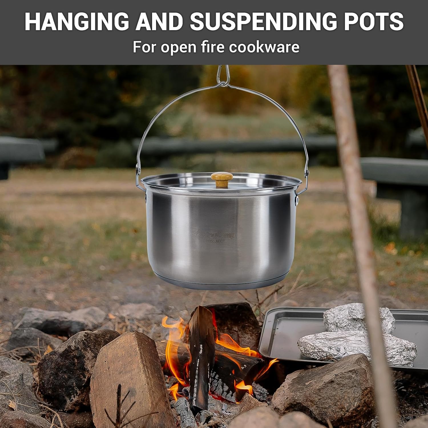 304 RVS Campingkookset - Panne - Camping Cooking Kettle recensie en prijs