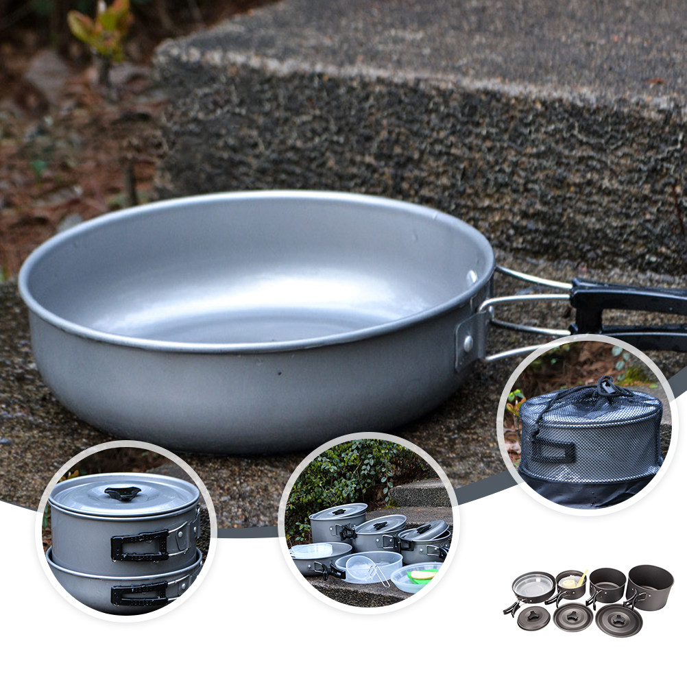 1Set Compacte Campingkookgerei - Camping Cooking Set Compact recensie en prijs