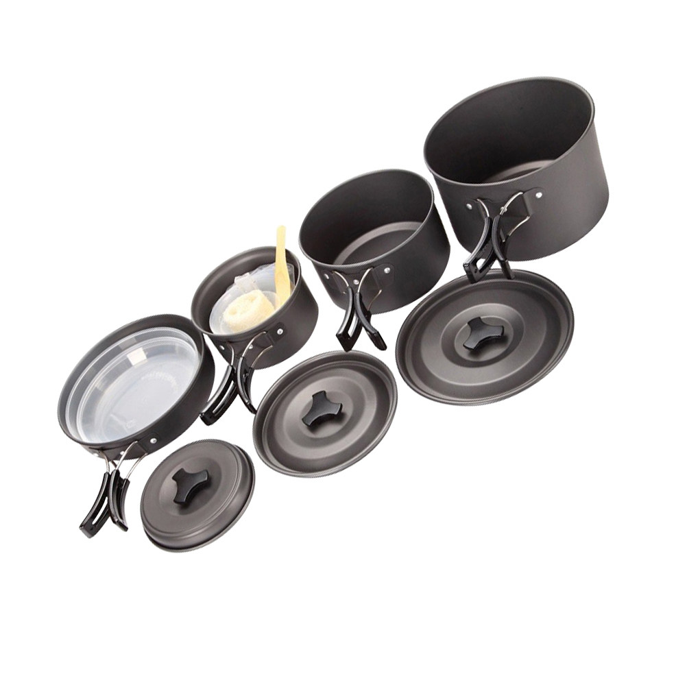 1Set Compacte Campingkookgerei - Camping Cooking Set Compact recensie en prijs