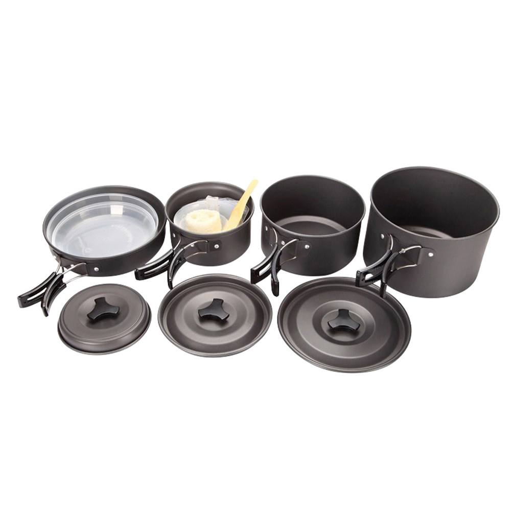 1Set Compacte Campingkookgerei - Camping Cooking Set Compact recensie en prijs