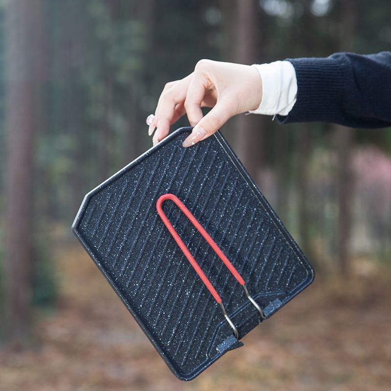 Outdoor camping barbecuepan Hu - Camping Cooking Wok recensie en prijs