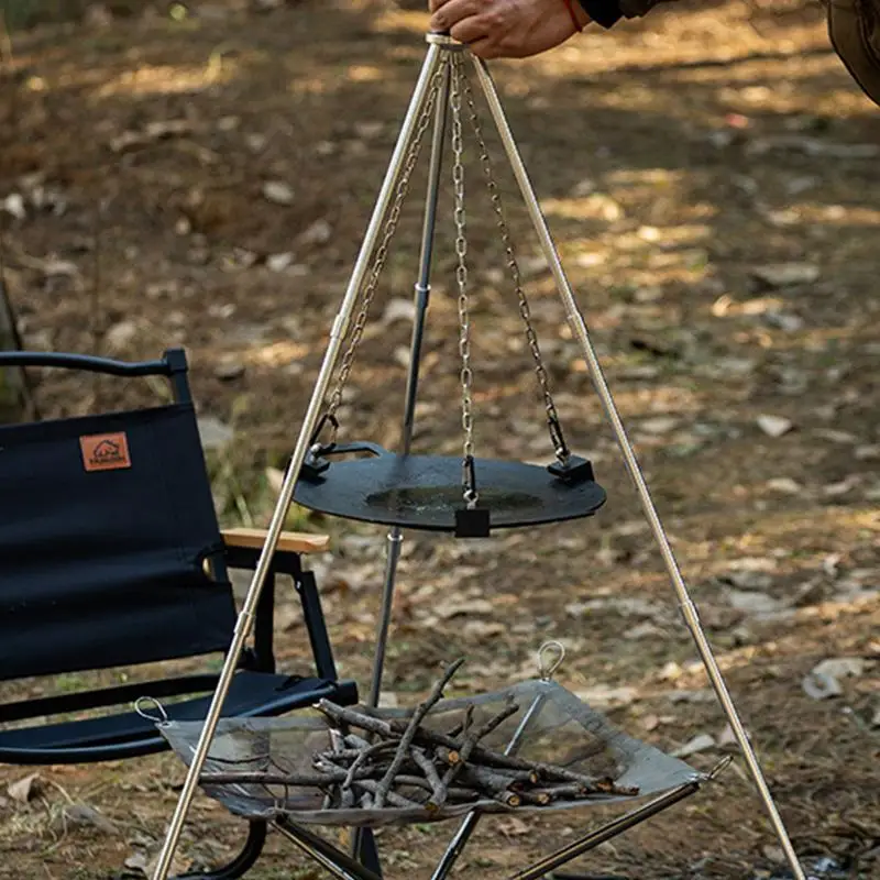 Aluminium kampvuur driepoot, d - Camping Cooking Pot Tripod recensie en prijs
