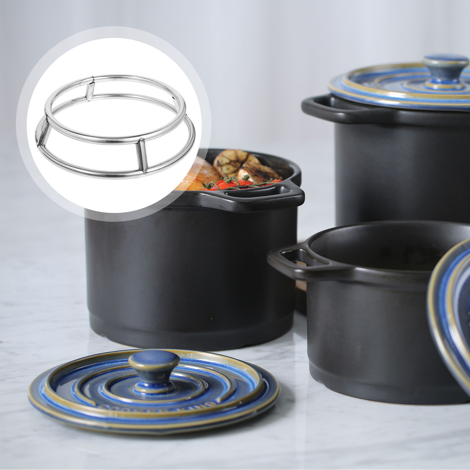 Robuuste roestvrijstalen panne - Camping Cooking Pot Tripod recensie en prijs