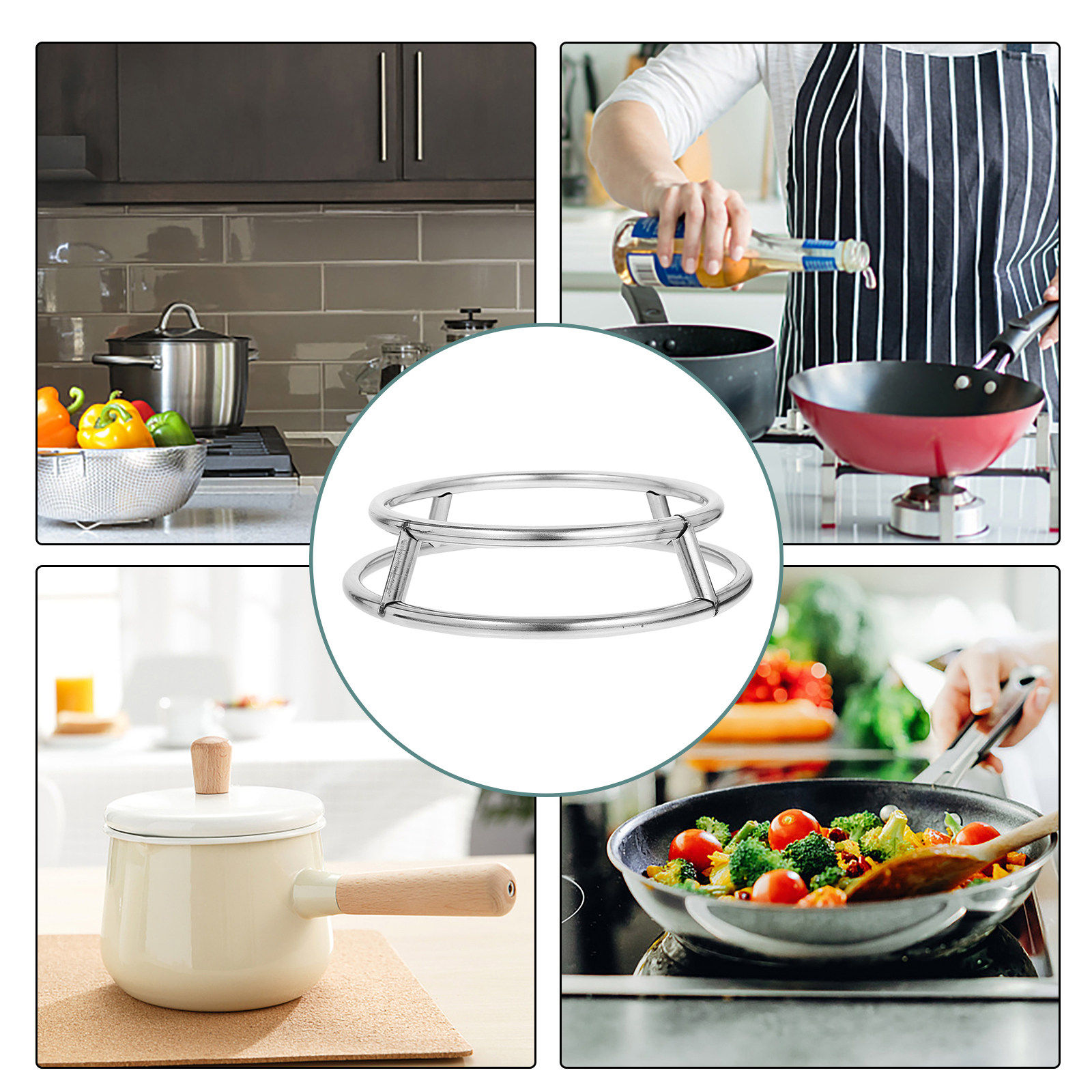 Robuuste roestvrijstalen panne - Camping Cooking Pot Tripod recensie en prijs