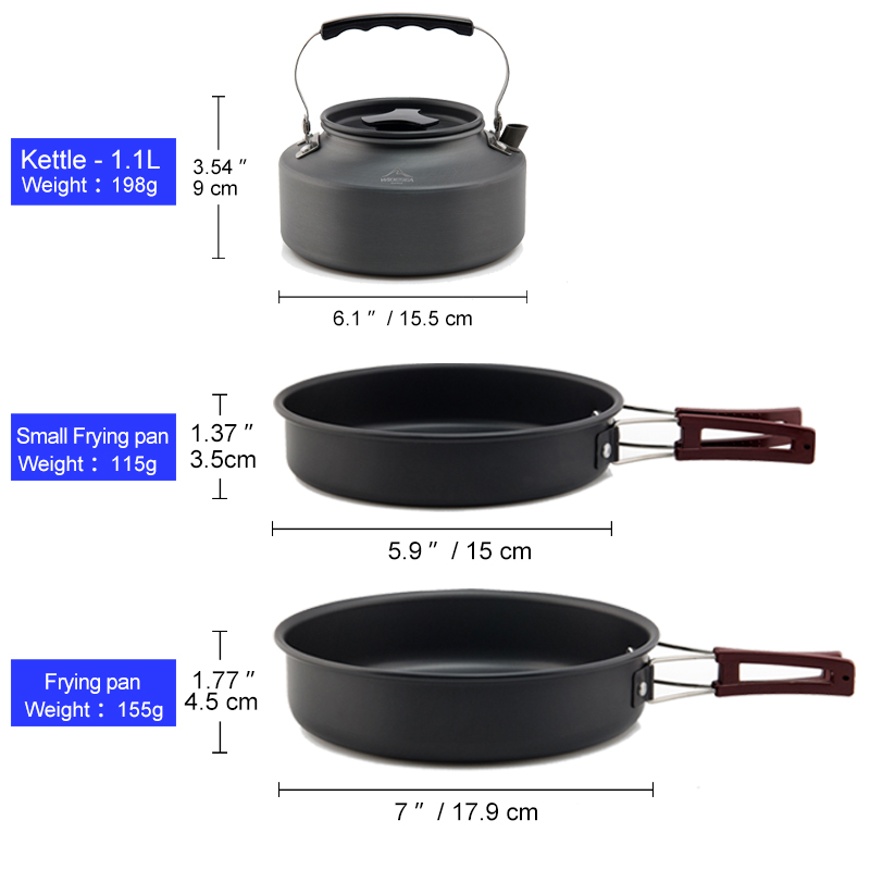 Widesea Camping Kookgerei Set  - Camping Cooking And Dining Set recensie en prijs