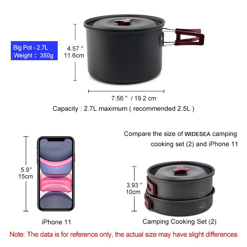 Widesea Camping Kookgerei Set  - Camping Cooking And Dining Set recensie en prijs