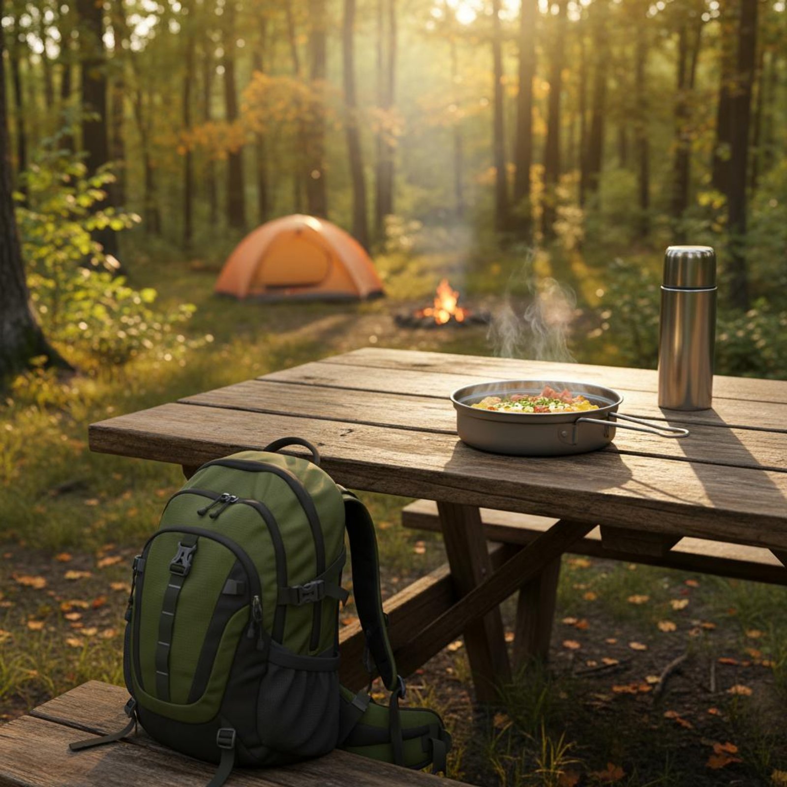 2-delige metalen campingkookse - Camping Cooking And Dining Set recensie en prijs